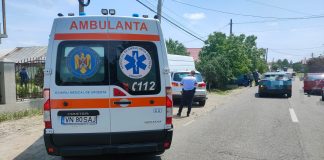 Accident rutier la Gologanu. O șoferiță a ajuns la Urgențe