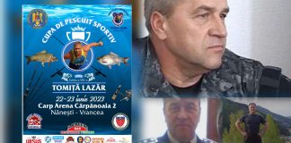O nouă ediție a Cupei de pescuit sportiv „Tomiță Lazăr”, cu peste 40 de pescari la start