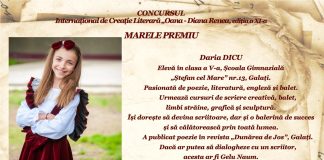 S-au stabilit premianții Concursului de poezie ”Oana-Diana Renea”, ediția a XI-a