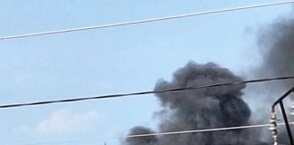 FOTO-VIDEO Incendiu în comuna Broșteni