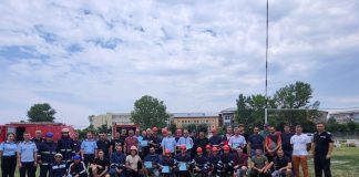 FOTO Serviciile voluntare şi private pentru situaţii de urgenţă, evaluate printr-un concurs județean