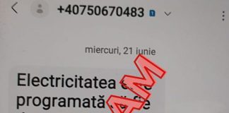 Tentative de fraudă cu mesaje false privind neplata facturii de electricitate