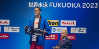 Prezent la Campionatul Mondial de Natație, David Popovici a primit premiul pentru ”Sportivul Anului 2022”