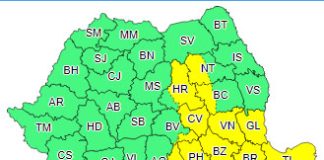 Meteo: alertă de vijelii, astăzi / Urmează 3 zile de caniculă și disconfort termic