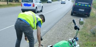 Coliziune între un motociclist și un autoturism pe Bulevardul București