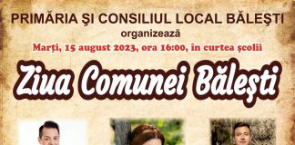 Concurs de pescuit, duminică, la Bălești, și Ziua Comunei, de Sfânta Maria Mare