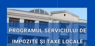 Programul Serviciului de impozite și taxe locale de la Primăria Focșani