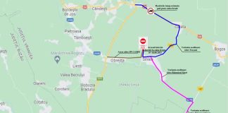 Tronson de drum județean, închis pentru lucrări la trecerea la nivel cu calea ferată. Care sunt rutele ocolitoare