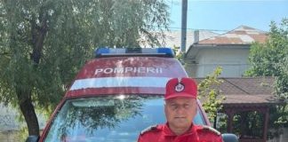 FOTO Pompierul lunii iulie, Lică Bîndar, un adevărat erou