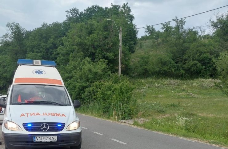 Accident de motocicletă în zona Tulnici