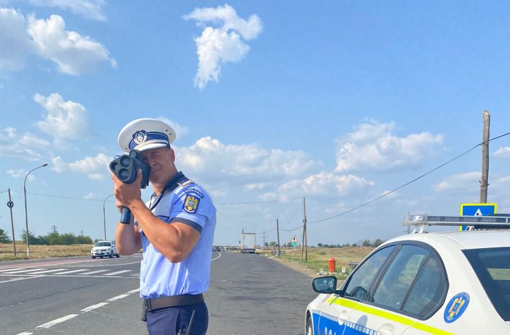Aproape 400 de vitezomani au sancționați de polițiștii rutieri vrânceni, săptămâna trecută