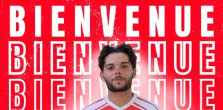 Un vidrean joacă la o echipă de fotbal din Franța. El a înscris un gol în primul său meci oficial