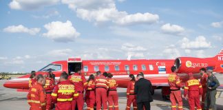 FOTO Două avioane SMURD au intrat în dotarea MAI