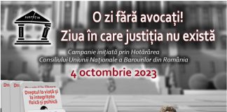 Avocații din Baroul Vrancea vor protesta pe 4 octombrie. A fost demarată campania pentru apărarea drepturilor avocaților