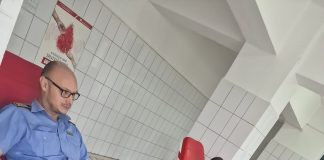 FOTO Polițiștii de la Penitenciarul Focșani au donat sânge pentru colegii pompieri răniți la Crevedia