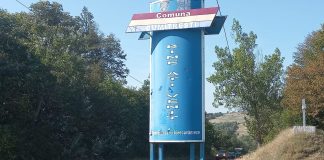 Un șofer a ieșit cu mașina în decor, la Dumitrești