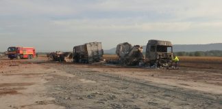 Libertatea: Cu două luni înainte de explozia de la Călimănești, de pe șantierul Autostrăzii Moldova mai fusese fisurată o conductă de gaze
