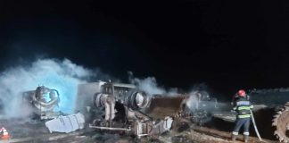 VIDEO Imagini cu momentul exploziei conductei de gaze de la Călimănești