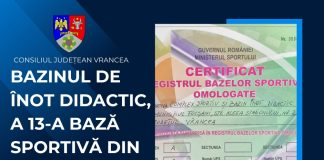 Bazinul de înot didactic din Focșani, omologat pentru competiții de polo