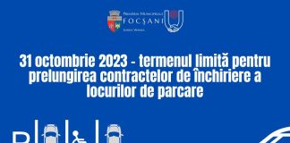Cererile de prelungire a contractelor de închiriere a locurilor de parcare se depun până pe 31 octombrie