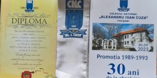 VIDEO Promoția 1993 a Colegiului Național ”Al. I. Cuza” s-a reîntâlnit la liceu, la 30 de ani de la absolvire generația 1993 Cuza