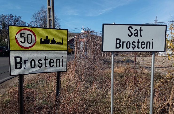 Un tânăr a ieșit cu mașina în decor, azi noapte