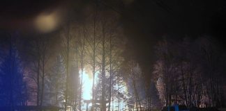 FOTO O vilă din Lepșa a luat foc, azi noapte