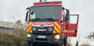 VIDEO Incendiu la o casă din Precistanu, izbucnit de la jarul din sobă