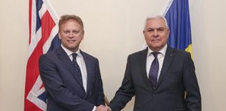 Ministrul Apărării, Angel Tîlvăr: „Încurajăm companiile britanice să colaboreze cu companiile din industria de apărare din țara noastră, în beneficiul ambelor părți”