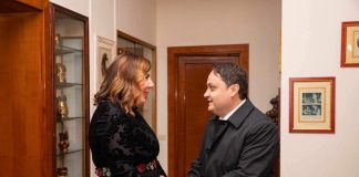 Pănceanul Ovidiu Burdușa, la recepția de Ziua Națională a României organizată de Ambasada României la Vatican