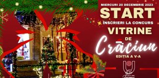 Astăzi încep înscrierile la concursul ”Vitrine de Crăciun”