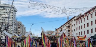 FOTO Mascații din Păunești, la Alaiul Datinilor și Obiceiurilor de Iarnă de la Bacău