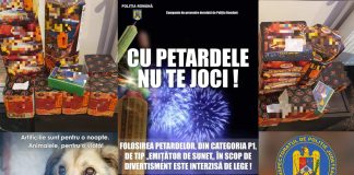 Percheziții la comercianții de petarde și artificii / Atenție: artificiile și petardele nu sunt jucării!