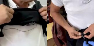 Ca în filme: un bărbat s-a cablat și a răspuns la toate întrebările examenului pentru permis / A fost prins și va fi cercetat pentru fraudarea examenului