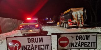 Drumul județean Domnești-Păunești rămâne închis la noapte