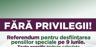 Deputatul Ion Ștefan: ”Forța Dreptei cere referendum pentru desființarea pensiilor speciale pe 9 iunie”