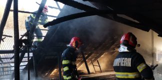 Incendiu la o cabană din Lepșa