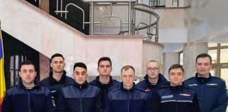 Opt elevi-jandarmi în practică la Inspectoratul de Jandarmi Județean Vrancea