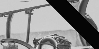 Un ofițer de aviație din Soveja a plecat la Escadrila din Ceruri