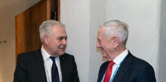 Ministrul Angel Tîlvăr s-a întâlnit cu James Mattis, fostul secretar al apărării al Statelor Unite ale Americii