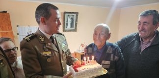 FOTO Veteran de război din Focșani, sărbătorit la împlinirea vârstei de 100 de ani