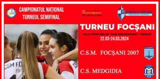 Trei zile de volei feminin, la Focșani