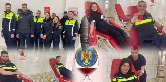 FOTO Polițiștii vrânceni, campanie de 10 zile de donare sânge