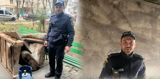 Secundele fac diferența. Un polițist din Adjud a salvat un bărbat din apartamentul unde izbucnise un incendiu