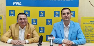 Prima apariție oficială a noilor lideri ai PNL Vrancea. Dragoș Ciobotaru și Valentin Resmeriță țintesc victoria în alegerile locale