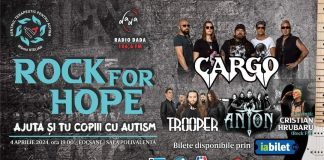 Concert caritabil „Rock for Hope”, un eveniment dedicat sprijinirii copiilor cu autism și familiilor lor