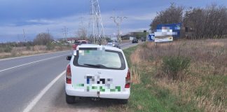 Șofer beat criță, oprit de polițiști în Focșani
