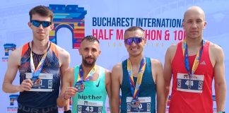 Locul 5 pentru echipa CSM Focșani 2007 la CN de semimaraton