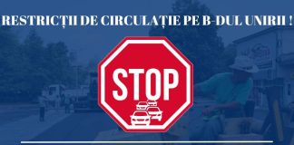 ULTIMA ORĂ Nu se va mai circula pe o bucată din bulevardul Unirii din Focșani!