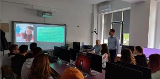 Activităţi de educaţie pentru promovarea integrității desfășurate de ofițerii DGA la Liceul de Artă “Gh. Tătărescu” Focșani